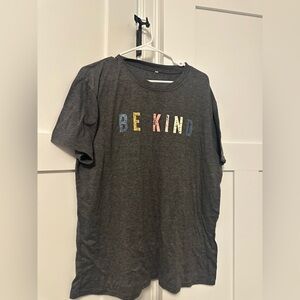 Charcoal 'Be Kind' Women's Short Sleeve Tee